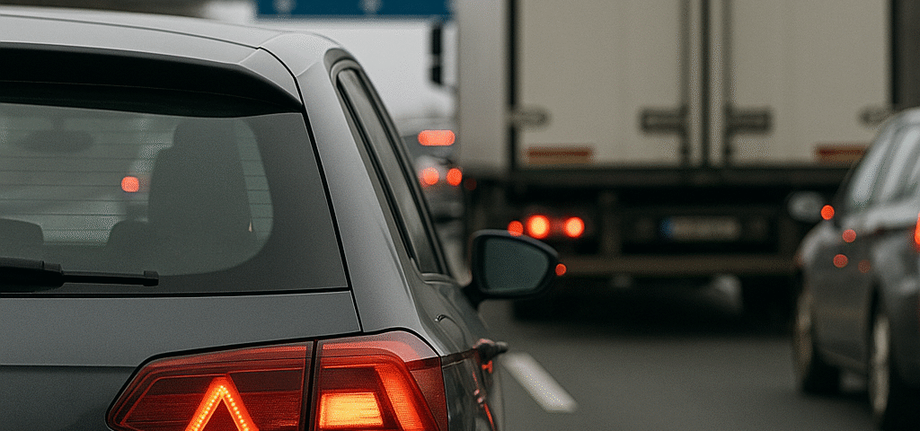 Keine Pflicht zur Betätigung der Warnblinkanlage am Stauende