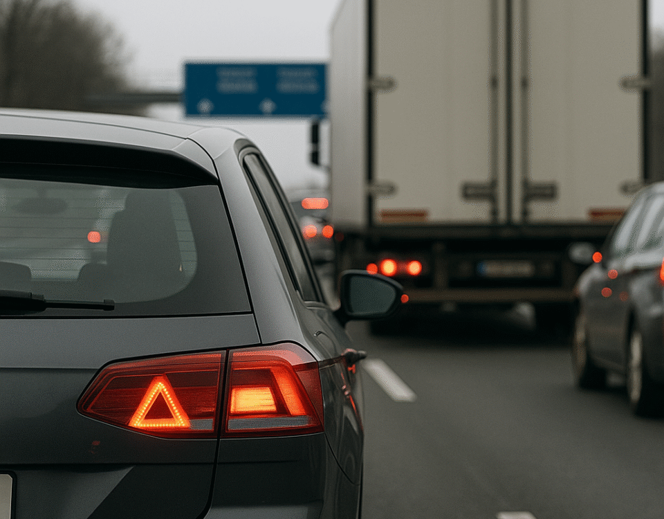 Keine Pflicht zur Betätigung der Warnblinkanlage am Stauende