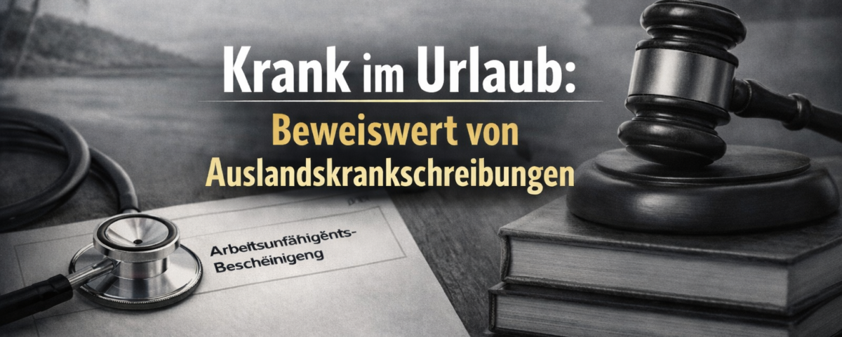 Krank im Urlaub: Wann der Krankenschein seinen Beweiswert verliert