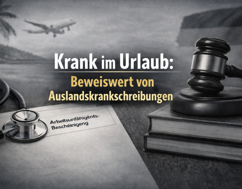 Krank im Urlaub: Wann der Krankenschein seinen Beweiswert verliert